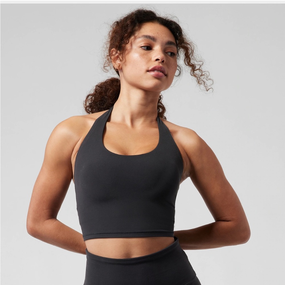 Athleta halter top in black